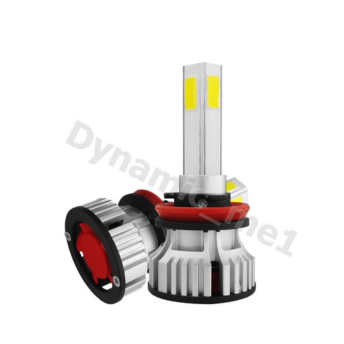 4-Side H11 H9 H8 LED Headlight MINI Canbus Free Car Kit 100W 28000LM 6000K SL
