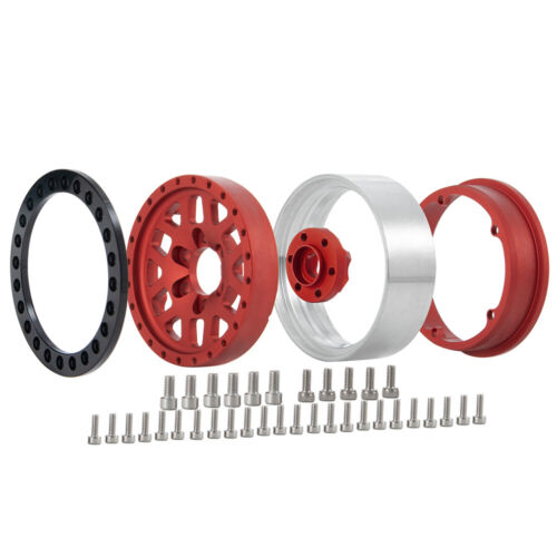 4 Stück Alloy 1.9/'/' Beadlock Wheel Rims Felgen Für 1//10 RC Axial SCX10 D90 TRX4
