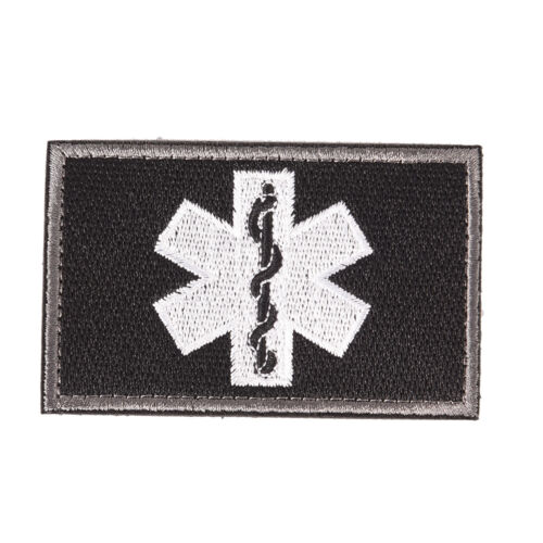 embroidery patch emergency technician paramedic military tactical badge JDUK