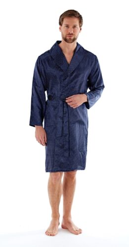 Harvey James Mens Satin Nightwear Luxury Soft Paisley Print Robe Or Pyjama Set