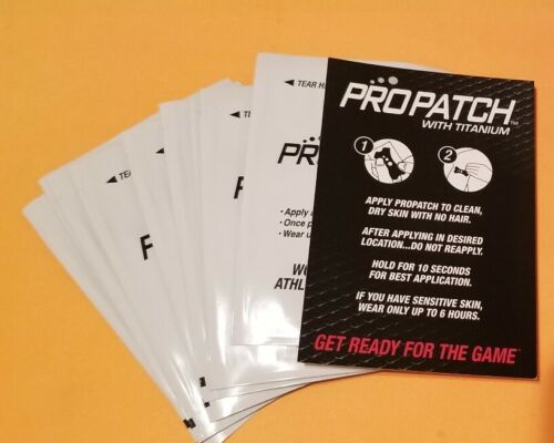 Details about   PRO PATCH WITH TITANIUM BOX LOT X10 BLUE ADHESIVE UNOPENED 10 PATCHES PER BOX 