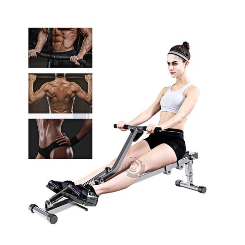Rowing Machine Home Exercise Equipment Stamina Fitness Cardio Workout Gym UK J