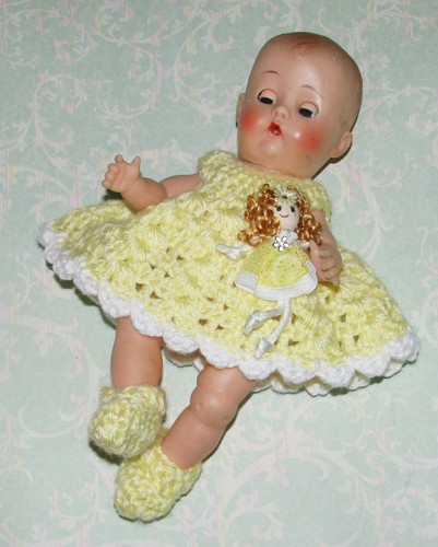 Ginnette 8/" Baby Doll Dress Set #487