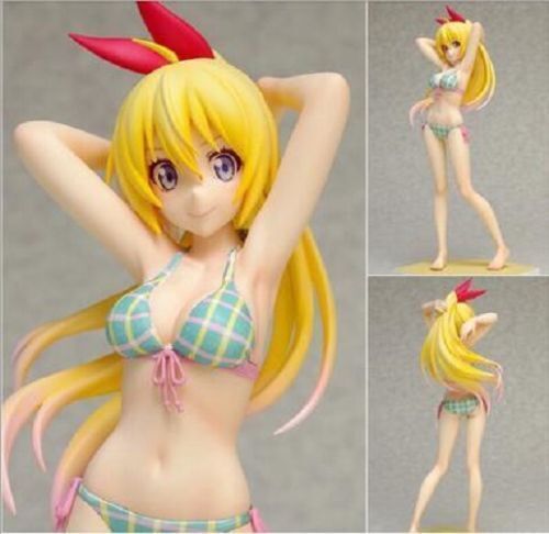 Wave Beach Queens Anime Nisekoi Kirisaki Chitoge PVC Figure Toy Gift