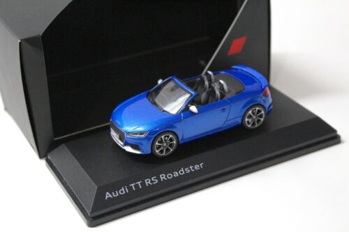 1:43 iScale Audi TT RS Roadster Ara Blue DEALER VERSION 