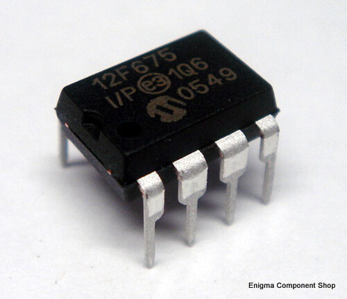 Fast Dispatch UK SELLER PIC 12F675 I//P Microcontroller IC 8 pin DIL package