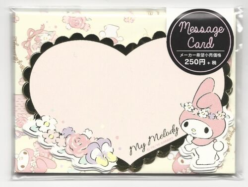 Sanrio My Melody Notecards With Envelopes Stickers Message Cards Heart