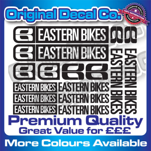 Qualité Premium Eastern Vélo Autocollants Stickers Mountain Bike Frame MTB Set