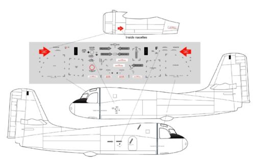 1/48 scale decal Details about   RCN CAF Trackers Belcher Bits BD26 