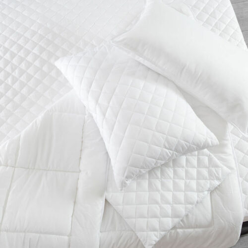 Extra Deep 40cm Quilted Mattress Protector 100/% Cotton Elasticated Bed Cover
