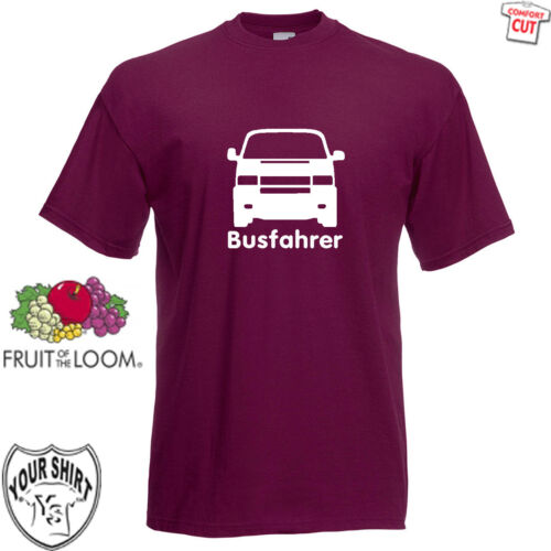 Busfahrer T4 T-Shirt S-5XL Kult Bulli T1 T2 T3 T4 T5 