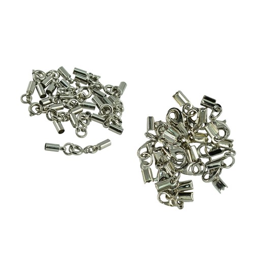 24 Sätze Karabinerverschlusse mit Klemme DIY Zubehör für Schmuck Herstellen
