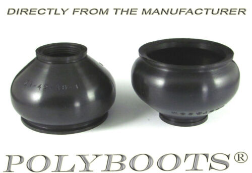 2x Polyboots Ball Joint Dust Boots 21x42x38mm Suspension Replacement Rubber Boot