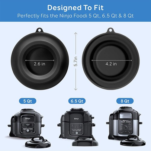 Silicone Lid Stand Holder for Pressure Cookers 5 Qt 6.5 Qt 8 Air Fryer Quart