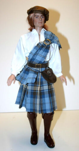Scottish Jamie Outlander Doll Clothes Sewing Pattern for Matt O'Neill Tonner 