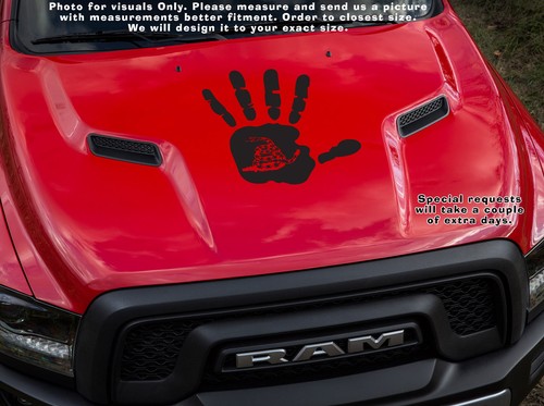 Don/'t Tread On Me Wave hand 3/% er 2nd amendment Patriotic Decal sticker