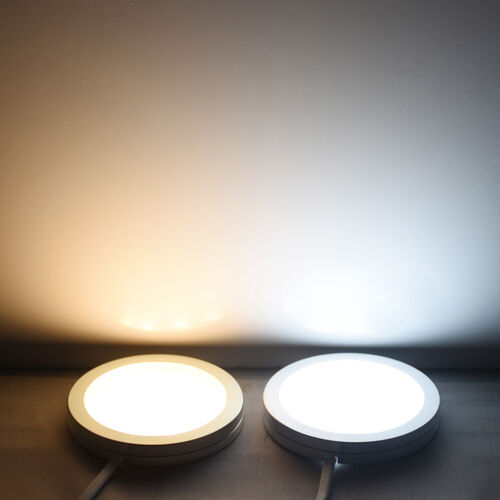 AIBOO Dimmable LED Under Cabinet lighting,Kitchen Light 6x2w 12V LED Puck Lights 