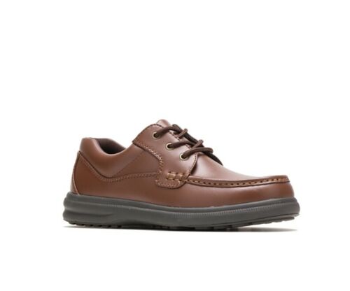 Details about   Hush Puppies H18772 GUS TAN LEATHER Men's Oxfords Wide 