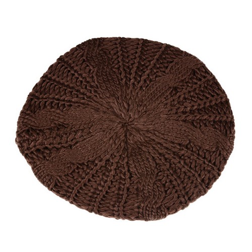 Winter Damen Gestrickte Wolle Crochet Slouch Baggy Beret Mütze Hut Cap Casual
