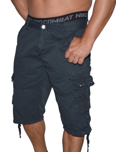 Bermuda look vissuto Cargo Shorts-breve Vintage Pantaloni Cargo Bermuda-w29 a w36