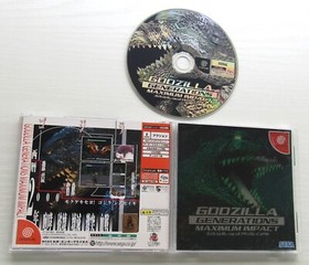 Godzilla Generations Masimum Impact Sega DreamCast set of 2