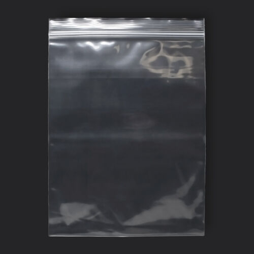 1000 qty 7/" x 9/" Reclosable Clear Plastic Zipper Bags 4 Mil Heavy Duty