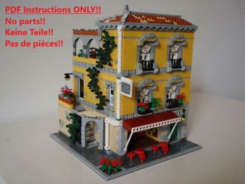 Spanish Cafe LEGO Building Instruction 10182 10185 10190 10197 10211 10218