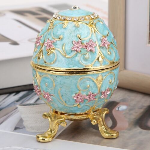 Easter Eggs Figurine Jewelry Trinket Box Souvenirs Easter Crafts Exquisite