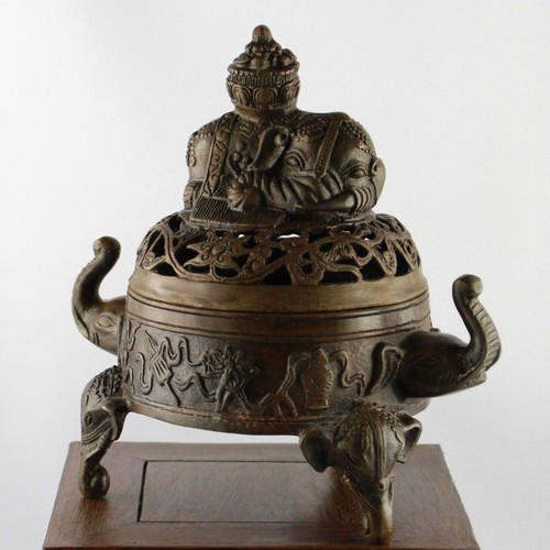 Chinesisches Weihrauchgefäß /"Elefant/" Weihrauchschale Räuchergefäß Räucherschale