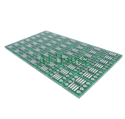 100PCS SOP8 SO8 SOIC8 To DIP8 Interposer Board PCB Board Plate Adapter