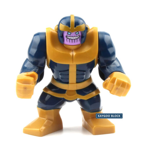 Thanos helmet mini figures superhero comics building fantastic marvel dolls 
