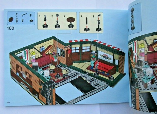 Lego IDEAS New INSTRUCTION BOOKLET from 21319 Friends Central Perk
