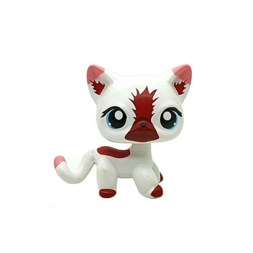 LPS Toys Rare Pet Shop Custom White German Shepherd AS #1421 Short Hair Cat