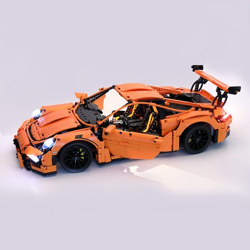 Upgraded LUCE LED Set per 42056 LEGO PORSCHE 911 gt3 RS Technic di illuminazione