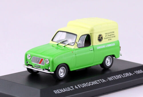 Die-cast Renault 4 Transporter Interflora 1966 1:43 Ixo//Alt Modellauto