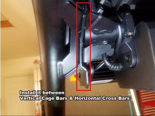 RZR CAGE MOUNT Upper 30/" Curved//Straight LIGHT BAR BRACKETS Kit XP 1000 900 S