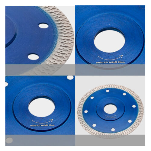 Porcelain Tile Cutting Diamond Blade Discs Thin Turbo 115mm 4.5in Angle Grinder 