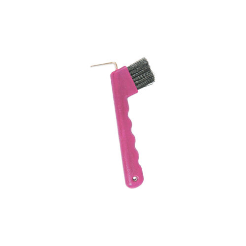 Perry Equestrian Hoof Pick With Brush /& Wave Grip Handle Horse Pony D5