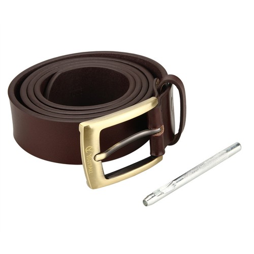 YOOMALL Men’s Leather Belt Slim 1 1//8” Casual Jean Dakota Signature Buckle New