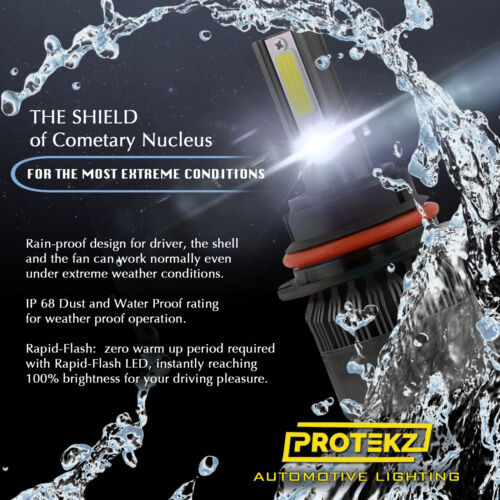 Protekz LED Headlight Kit 2 Bulbs CREE 9012 6000K for 2019 Toyota CH-R