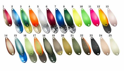 FOREST PAL 1.6g Renewal color for Trout spoons