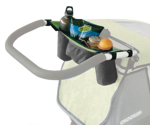 Croozer Trinkflaschentasche grün für Kinderanhänger Kid for 1 1Sitzer Mono NEU