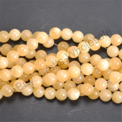 Lot Natural Stone Gemstone Round Spacer Charm Loose Beads Craft 6MM
