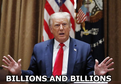 Donald Trump 2020 Dollar Bill Presidential MAGA Novelty Funny Money