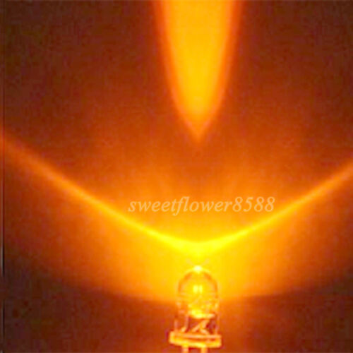 30pcs 3mm Orange 5000mcd LED Lamp Ultra Bright Led Light Bulb Free Shipping New 