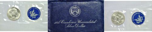 1974-S $1 40/% Silver Eisenhower Dollar Uncirculated Original Mint Envelope