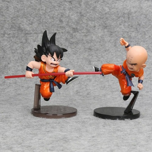 Dragon Ball Z Action Figure Son Goku Childhood Krillin Kuririn Figure Model Toy