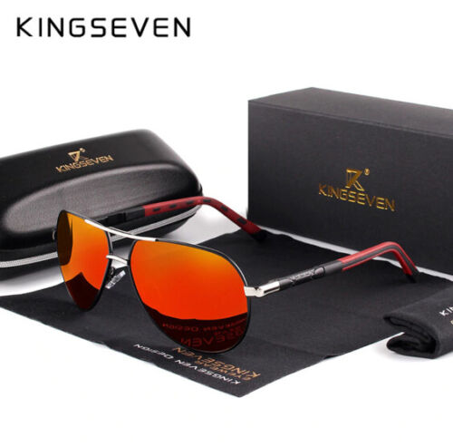 KINGSEVEN Men Vintage Aluminum Polarized Sunglasses Brand New Classic Eyewear 
