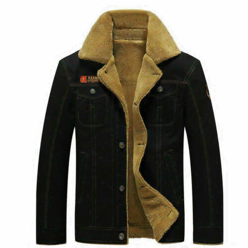 Men/'s Military Winter Thicken Coat Jacket Casual Overcoat Long Outwear