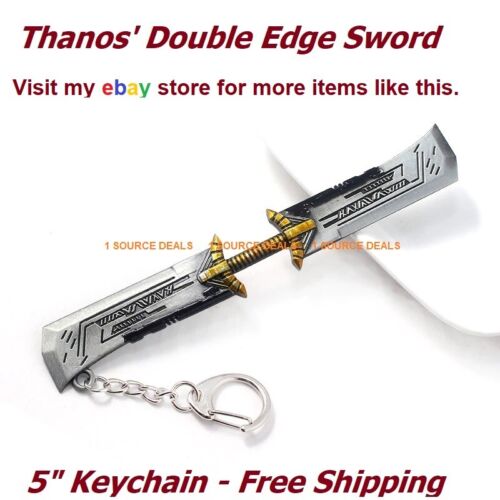 Marvel Avengers Thor Hammer Mjolnir Keychain Pewter Metal Keyring Cosplay 